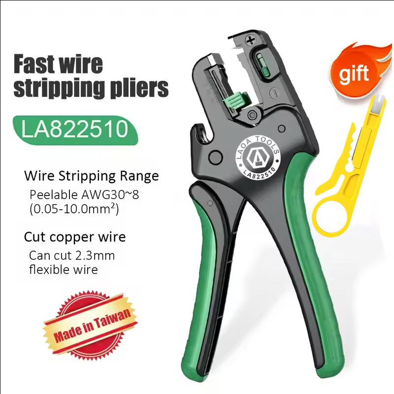 Automatic Wire Stripper Cutter - LAOA Handmatige draadstripper, multifunctionele elektricien draadstripper,
