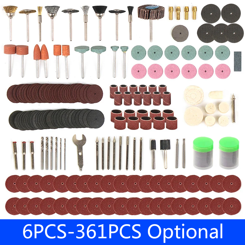 Cordless Rotary Tool Kit Accessories - 6 Stuks-361 Stuks Graveren Accessoires Dremel