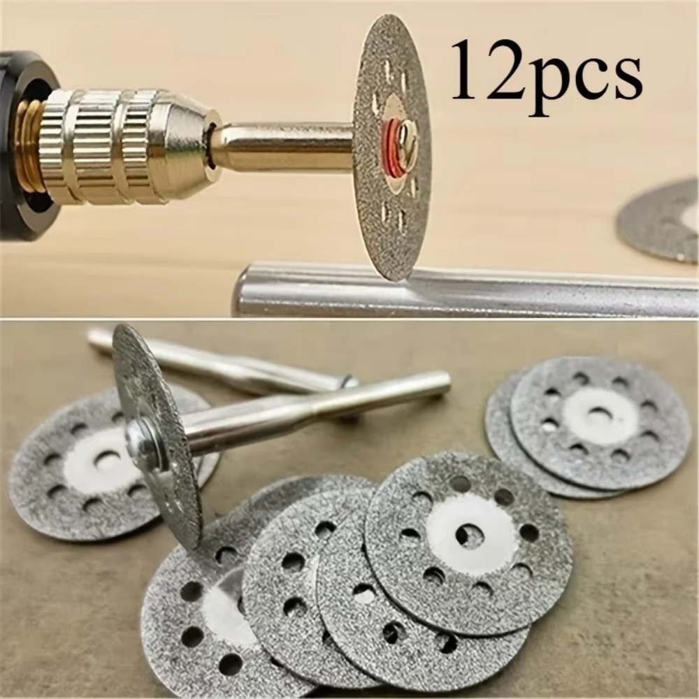 Cordless Rotary Tool Kit Accessories - 12 stks/set Diamond Slice Diamant Zaagblad