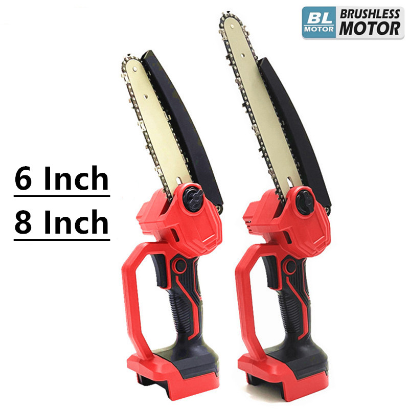 Mini Electric Chainsaw 6 Inch - Voor Milwaukee 18V Batterij 6/8 Inch