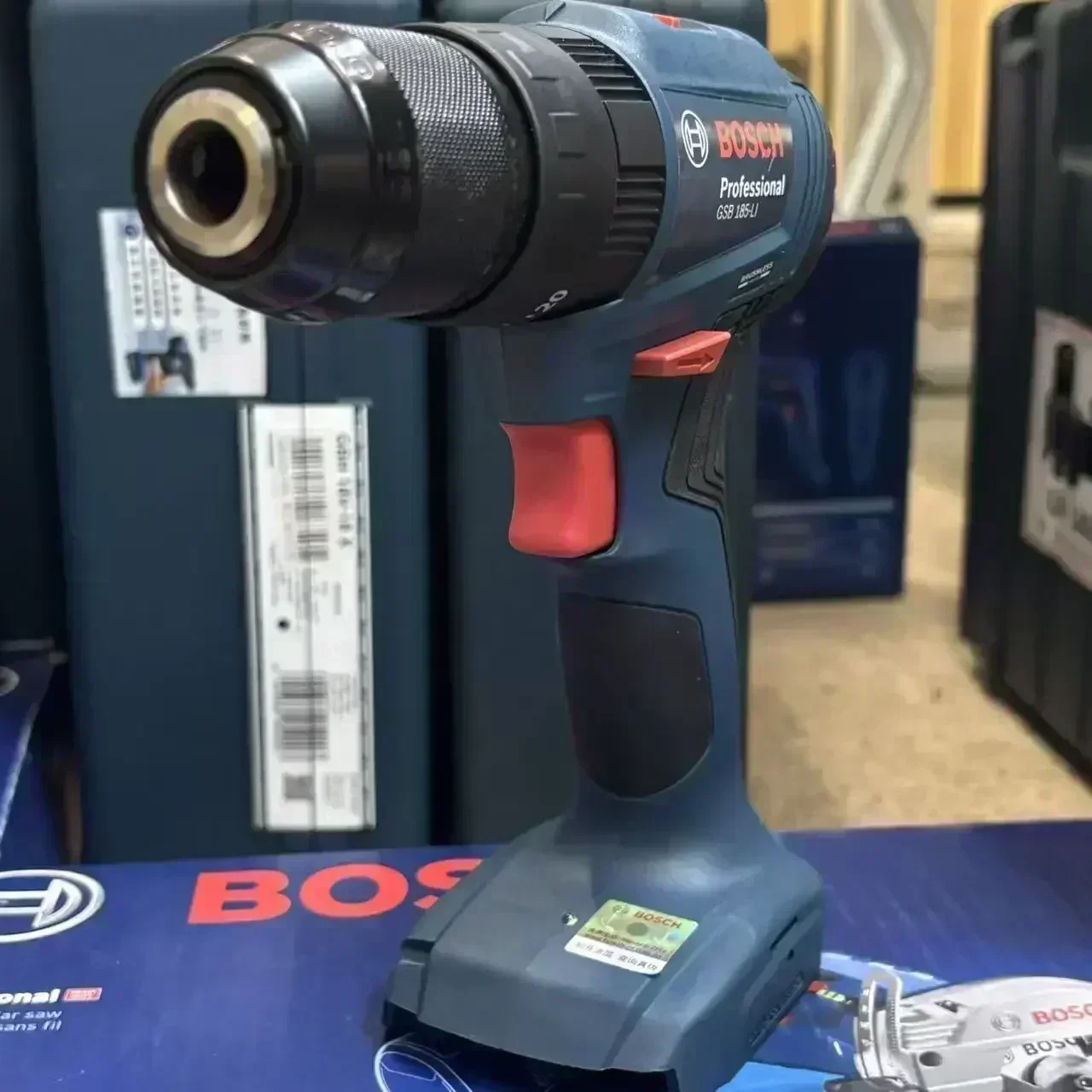Brushless Cordless Electric Drill 18V - Bosch GSB 185-LI 18V draadloze slagboormachine