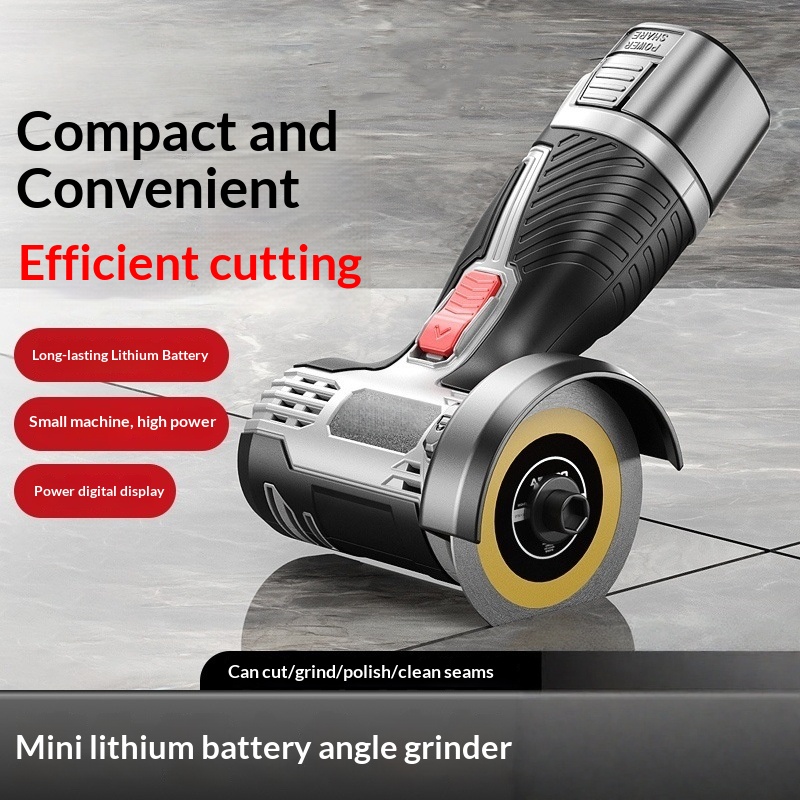 Brushless Angle Grinder Battery Powered - Mini-haakse slijpmachine Elektrisch gereedschap Slijpmachine met