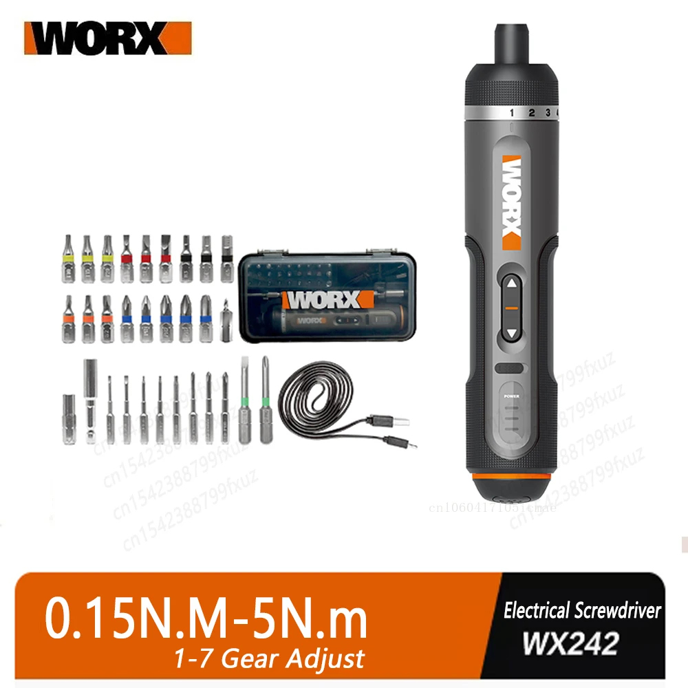 Electric Screwdriver Rechargeable Usb - WORX WX242 4 V Elektrische Schroevendraaier