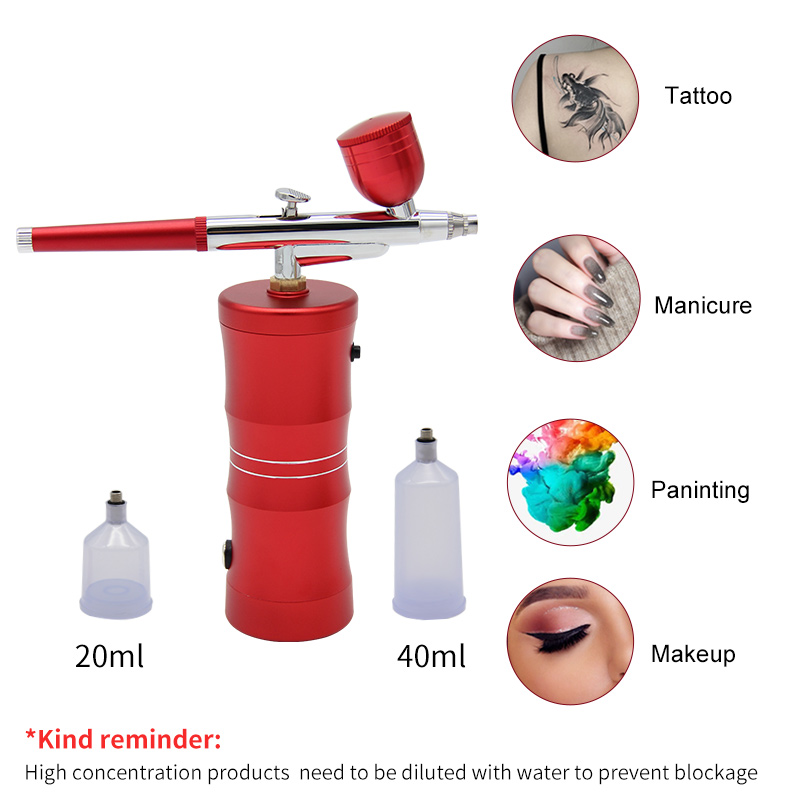 Mini Airbrush Nano Zuurstof Dr - Airbrush Kit With Mini Compressor recensie en prijs