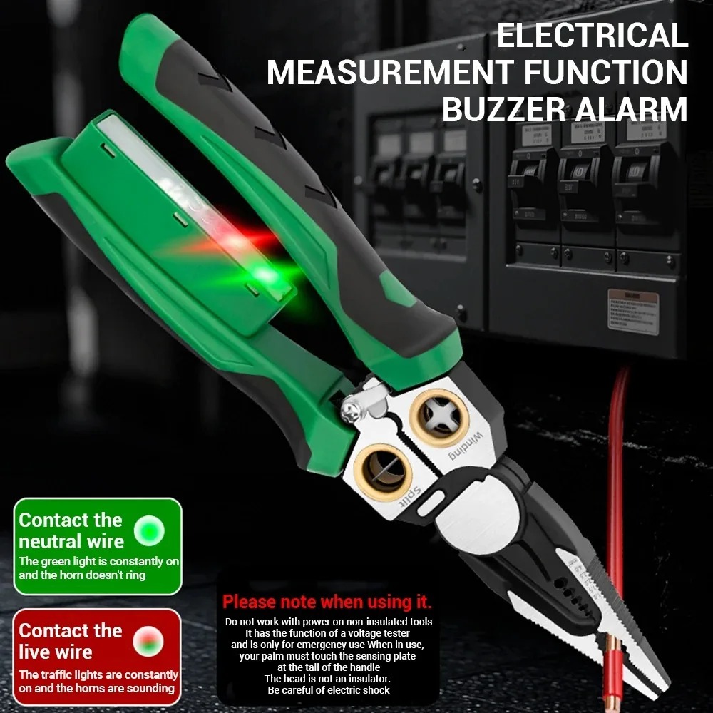 8-in-1 spanningstester en draa - Automatic Wire Stripper Cutter recensie en prijs