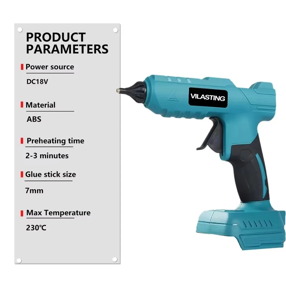 100 W draadloos hotmelt lijmpi - Hot Melt Glue Gun Cordless recensie en prijs