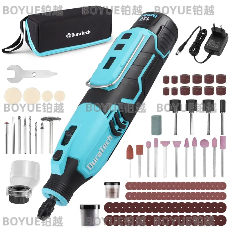 12V Draadloos Roto-gereedschap - Cordless Rotary Tool Kit Accessories recensie en prijs