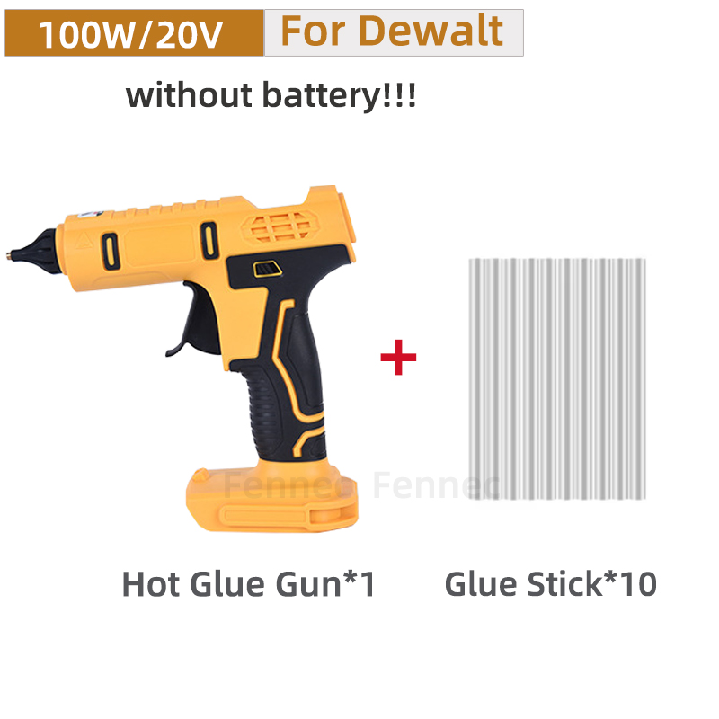 Draadloos elektrisch handbedie - Hot Melt Glue Gun Cordless recensie en prijs
