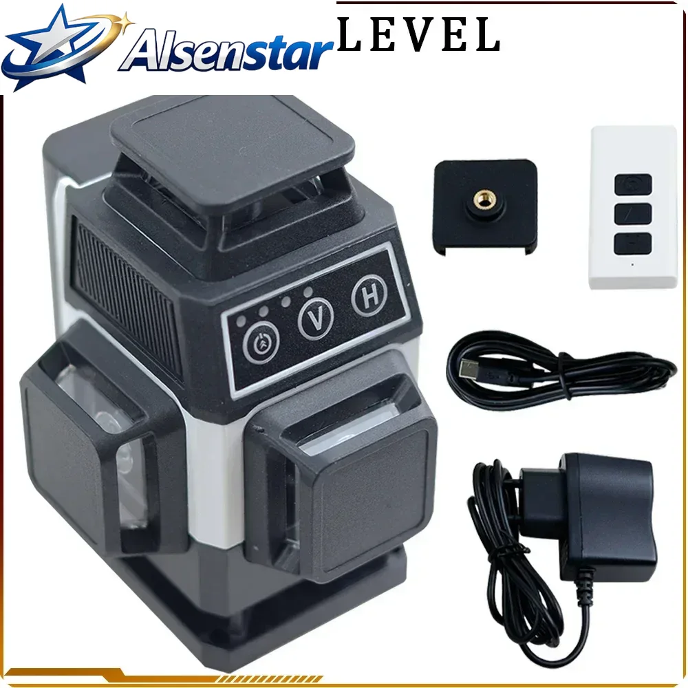 16-lijns laserniveau 4D zelfni - Laser Level 16 Lines 4D Green recensie en prijs