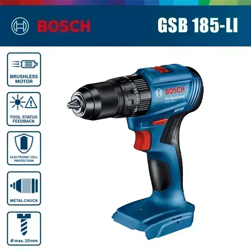 Bosch GSB 185-LI 18V draadloze - Brushless Cordless Electric Drill 18V recensie en prijs
