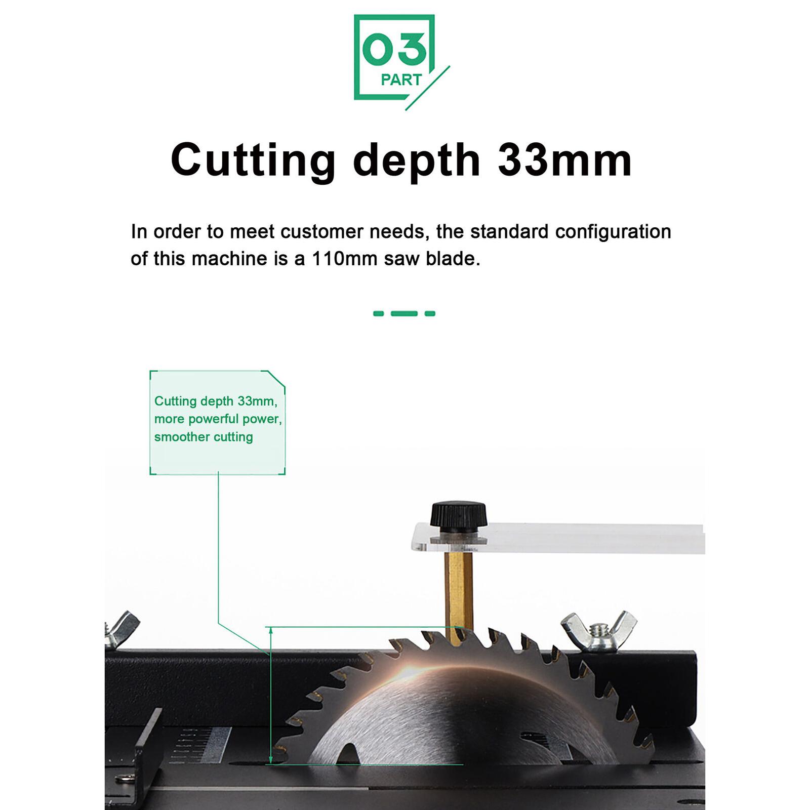 Compacte 4 inch circulaire min - Mini Table Saw For Woodworking recensie en prijs
