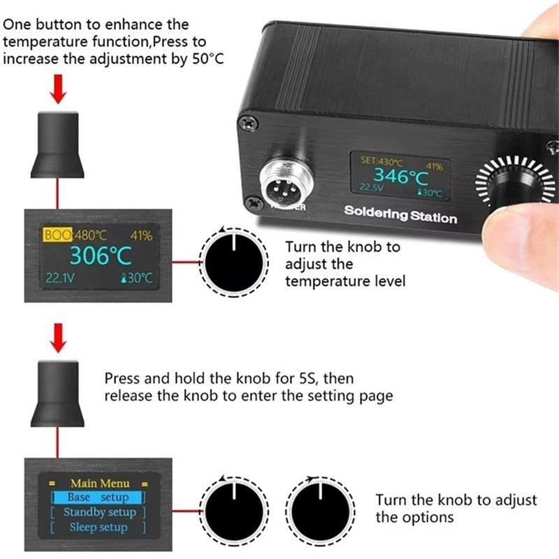 B23B T12 Voor Thuisreparatie S - Digital Soldering Station T12 recensie en prijs