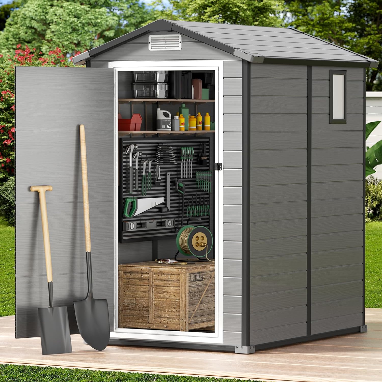 Buitenberging met vloer, geree - Garden Tools recensie en prijs