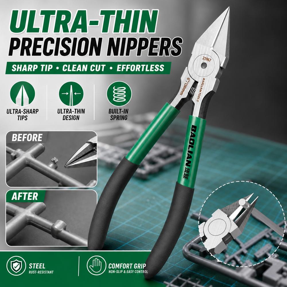 Ultrascherpe vlakke kniptangen - Automatic Wire Stripper Cutter recensie en prijs
