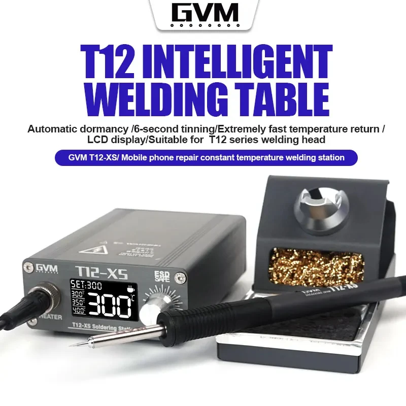GVM T12-XS Smart LED-soldeerst - Digital Soldering Station T12 recensie en prijs