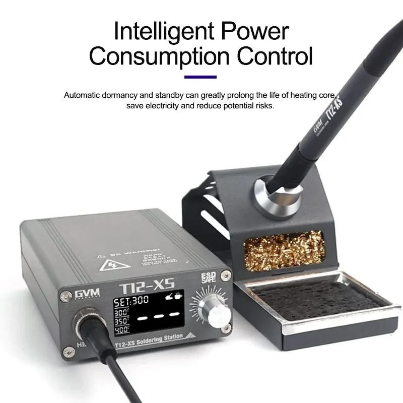 GVM T12-XS Smart LED-soldeerst - Digital Soldering Station T12 recensie en prijs