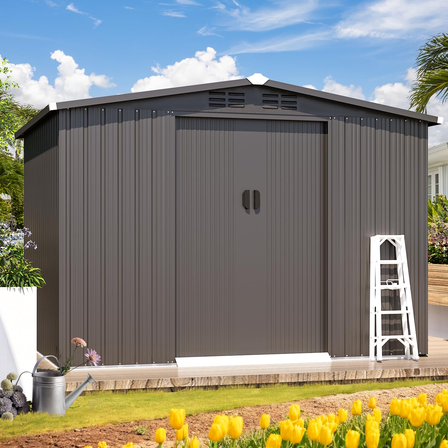 8x6 FT gegalvaniseerde stalen  - Garden Tools recensie en prijs