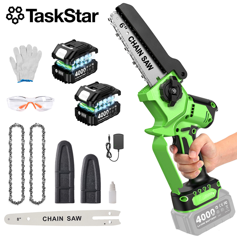 TaskStar borstelloze elektrisc - Mini Electric Chainsaw 6 Inch recensie en prijs