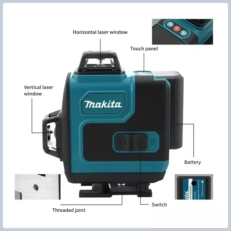 5.0Ah Max Makita 40V-accu, Mak - Laser Level 16 Lines 4D Green recensie en prijs
