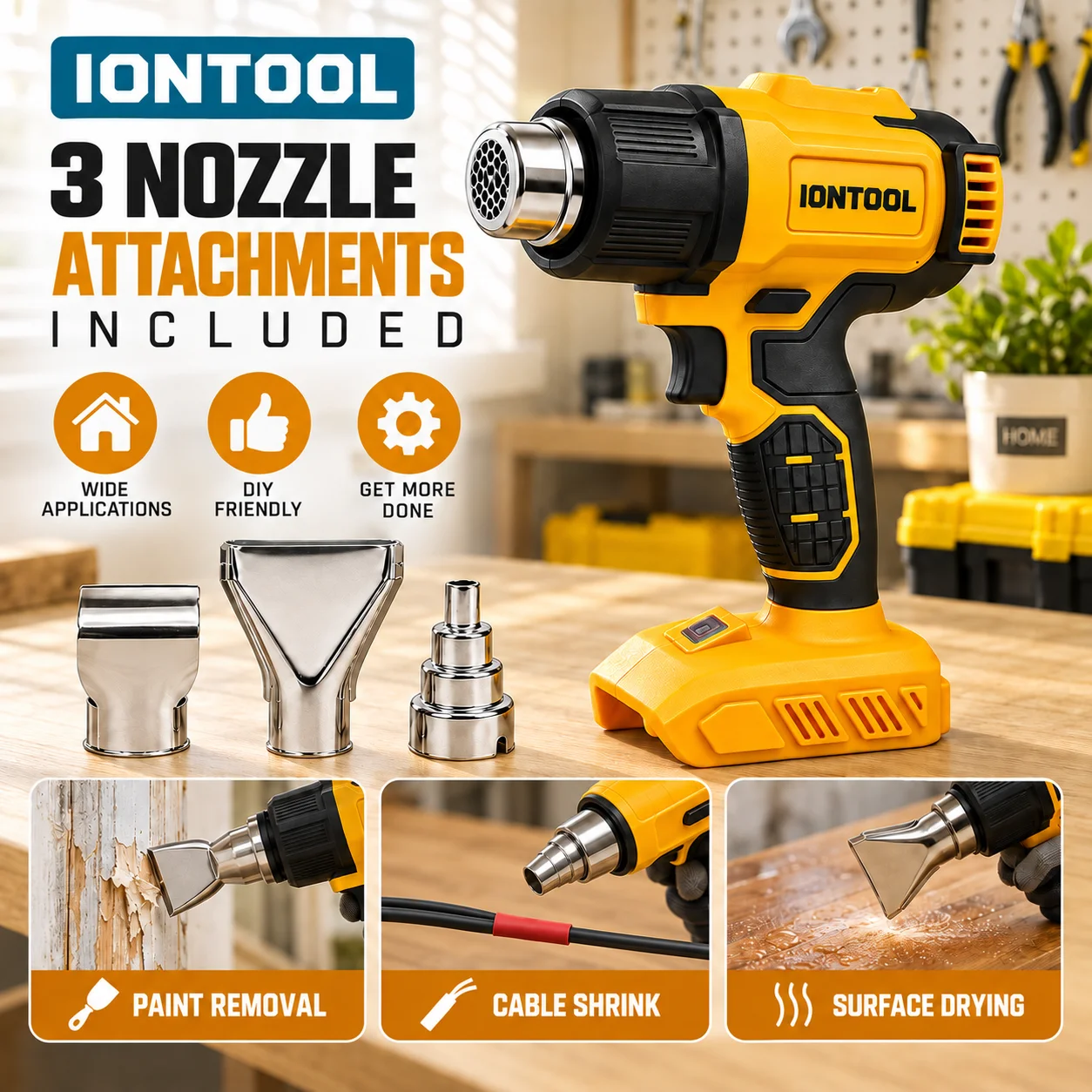 IONTOOL draadloze warmtepistoo - Cordless Heat Gun For Shrink Tubing recensie en prijs