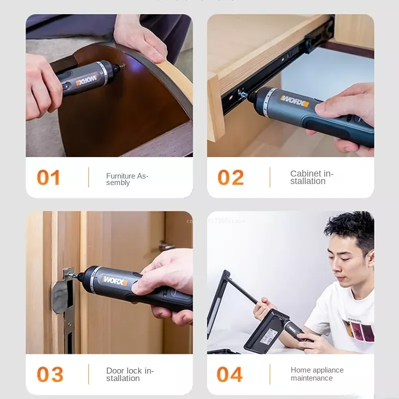WORX WX242 4 V Elektrische Sch - Electric Screwdriver Rechargeable Usb recensie en prijs