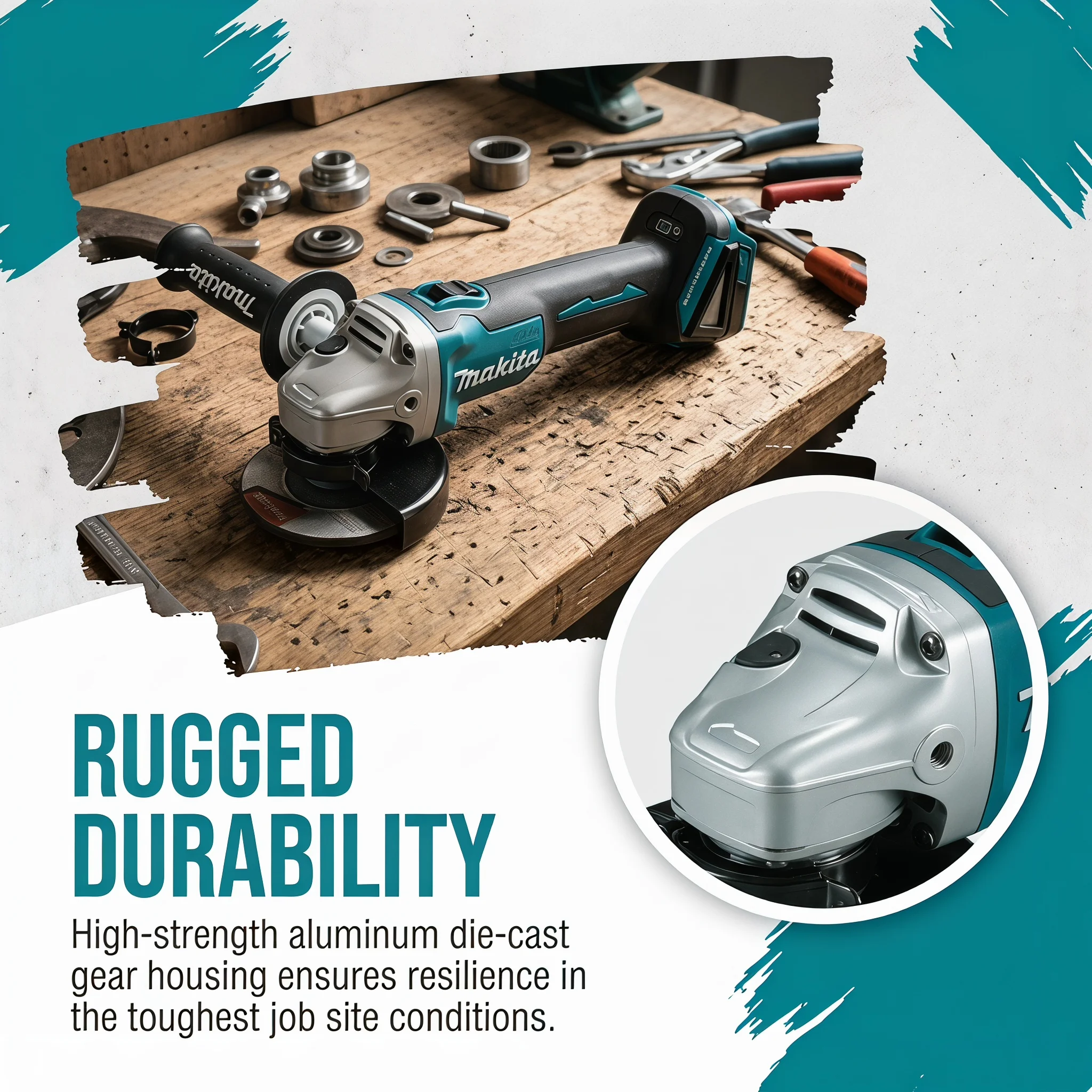 100 mm krachtige Makita DGA404 - Brushless Angle Grinder Battery Powered recensie en prijs